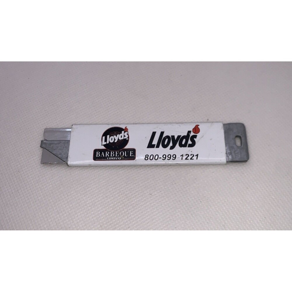 Lloyds Barbecue Company Advertising Box Cutter